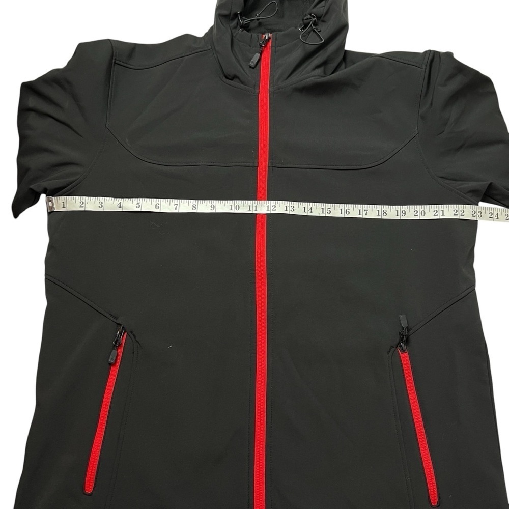 Stormtech Mens Jacket Full Zip Orbiter Softshell Hoodie Black SZ L Cenex KSH-1 - Picture 7 of 9
